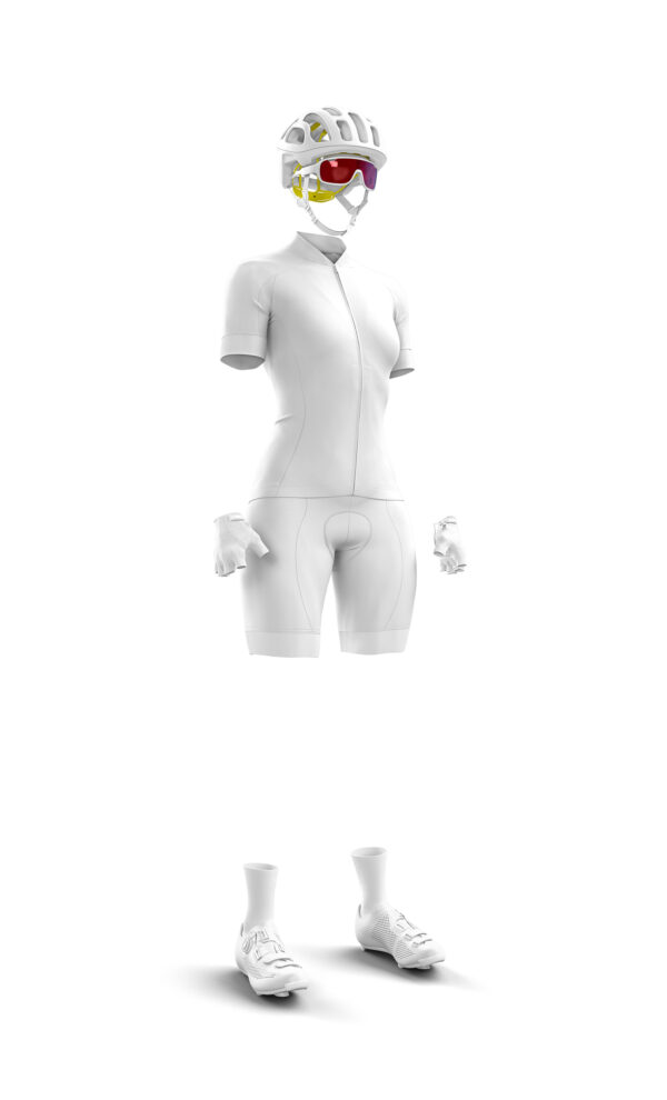 MockUp Womens Full Cycling Front - Imagen 2